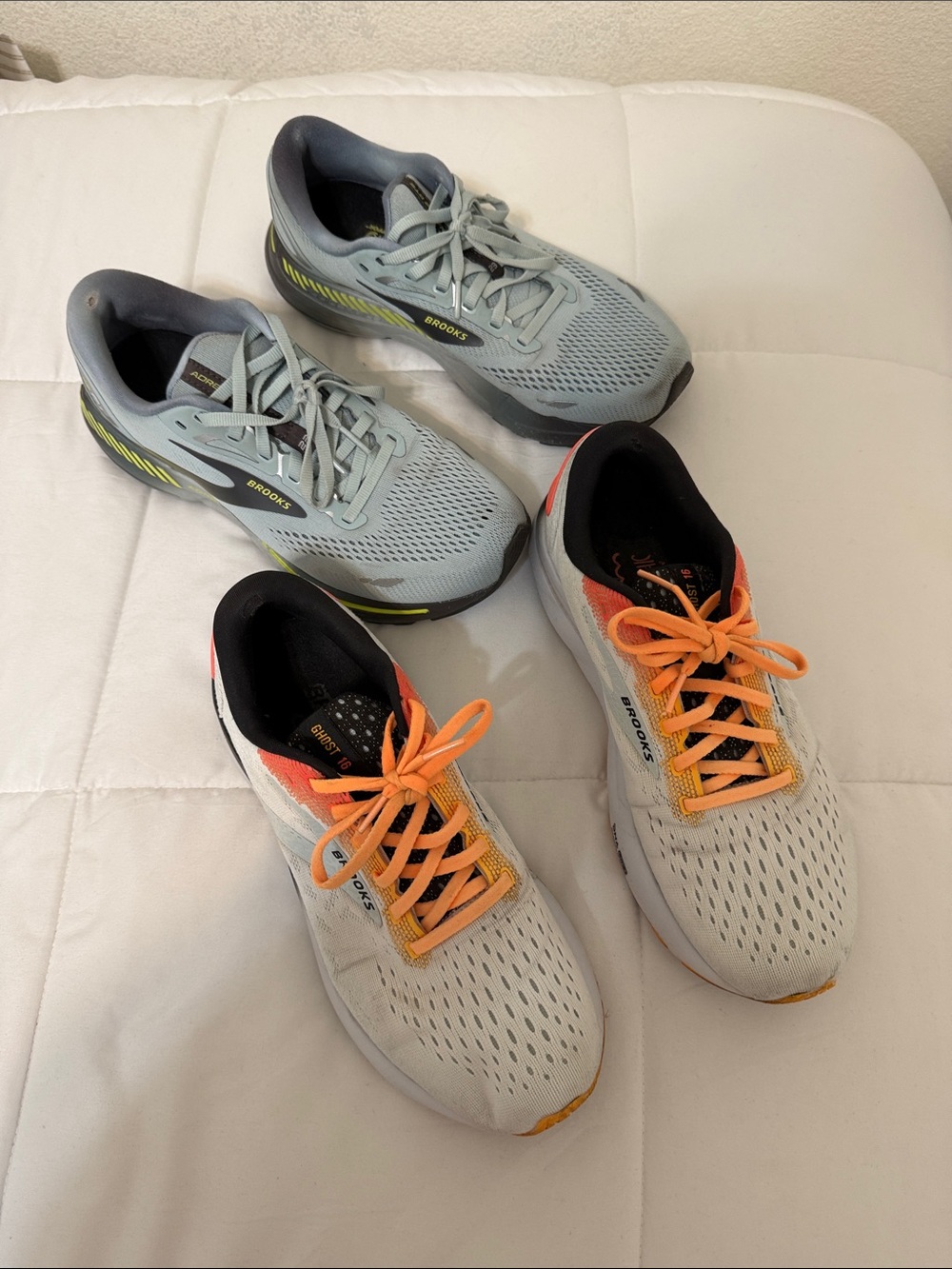BROOKS Two pair Brooks Men Sneakers Size 9 Ghost and Adrenaline